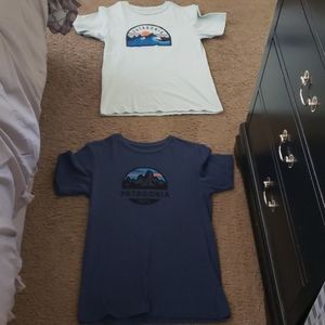 Two mens Patagonia t shirts